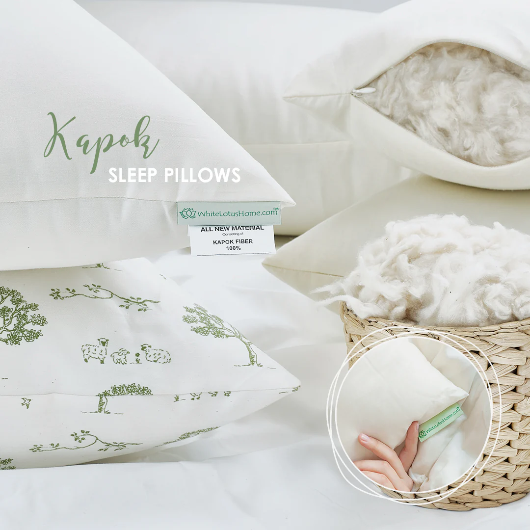 100% Natural Kapok Pillow Decorative Inserts - Image 6