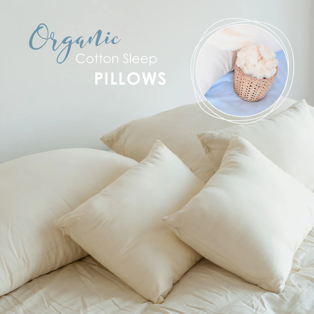 Child's Junior Pillow - 100% Organic Cotton - Image 3